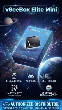 vSeeBox  Elite Mini TV STREAMING BOX