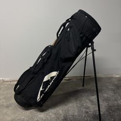 Sun Mountain Men’s Golf Stand Shoulder Bag W/ Straps - 3 Divider system - BLACK