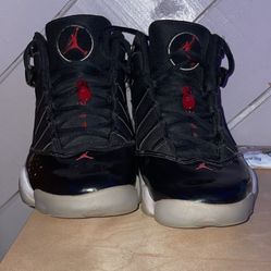 Jordan 6 Rings Black Gym Red  Size 10Mens 
