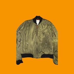 Green Bomber Jacket