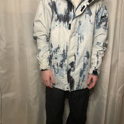 Quiksilver Windbreaker Hoodie Jacket And Pants Small