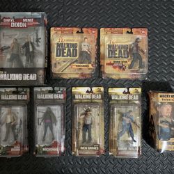 Amc The walking dead McFarlane Action Figures Funko Pop Daryl Dixon Rick Grimes Lot 