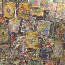 20 Authentic Pokémon Cards 5 Guaranteed Ultra Rares No Energy