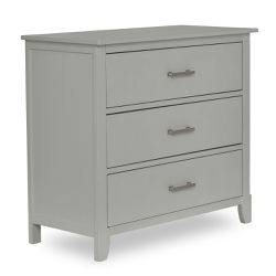 Dream on Me Universal 3 Drawers Chest in Silver Grey Pearl, Kids Bedroom Dresser, Three Drawers Silver Grey Pearl - ‎35.34 x 18.13 x 32.36 inches