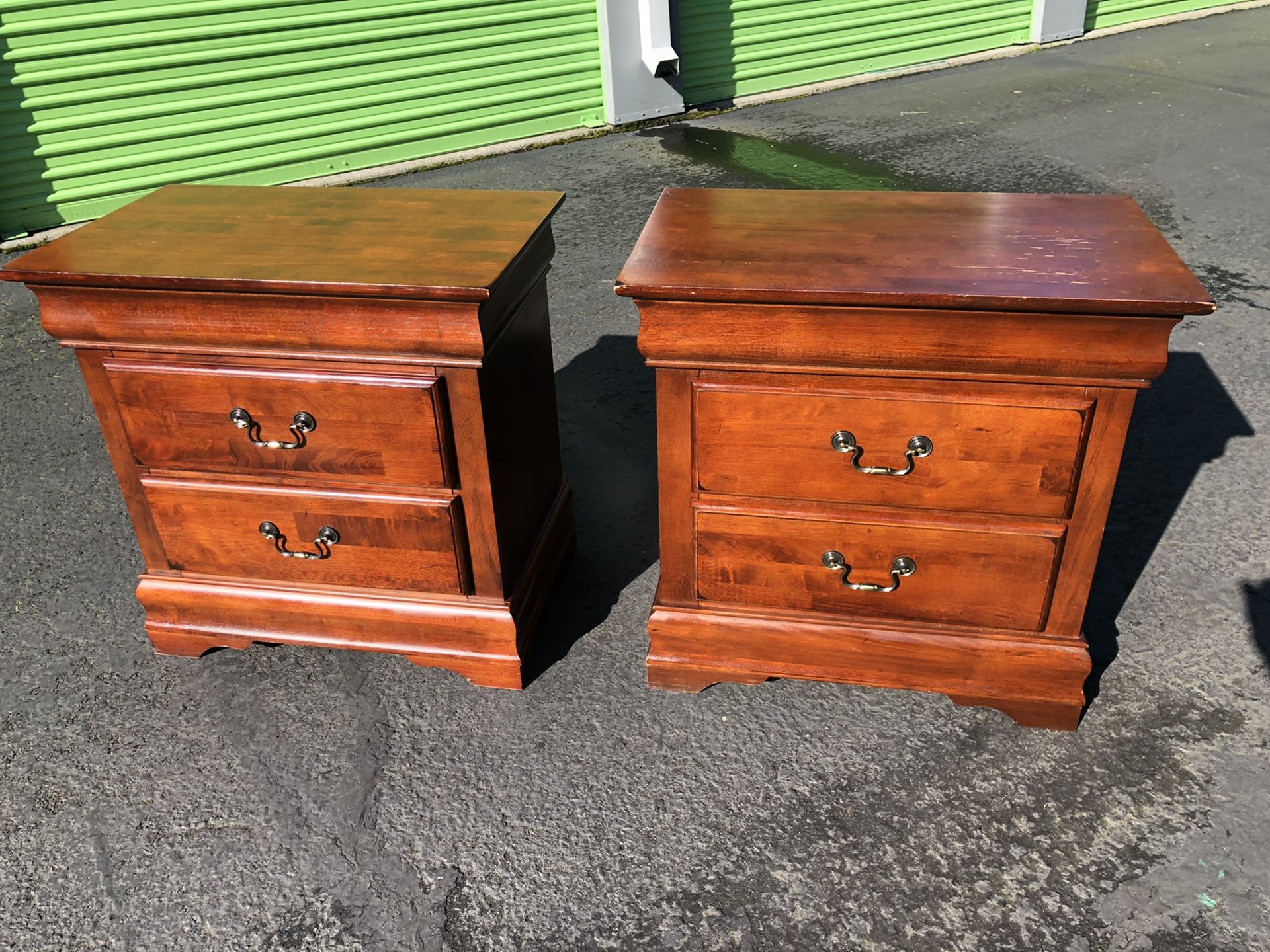 Nice Size Matching Nightstands