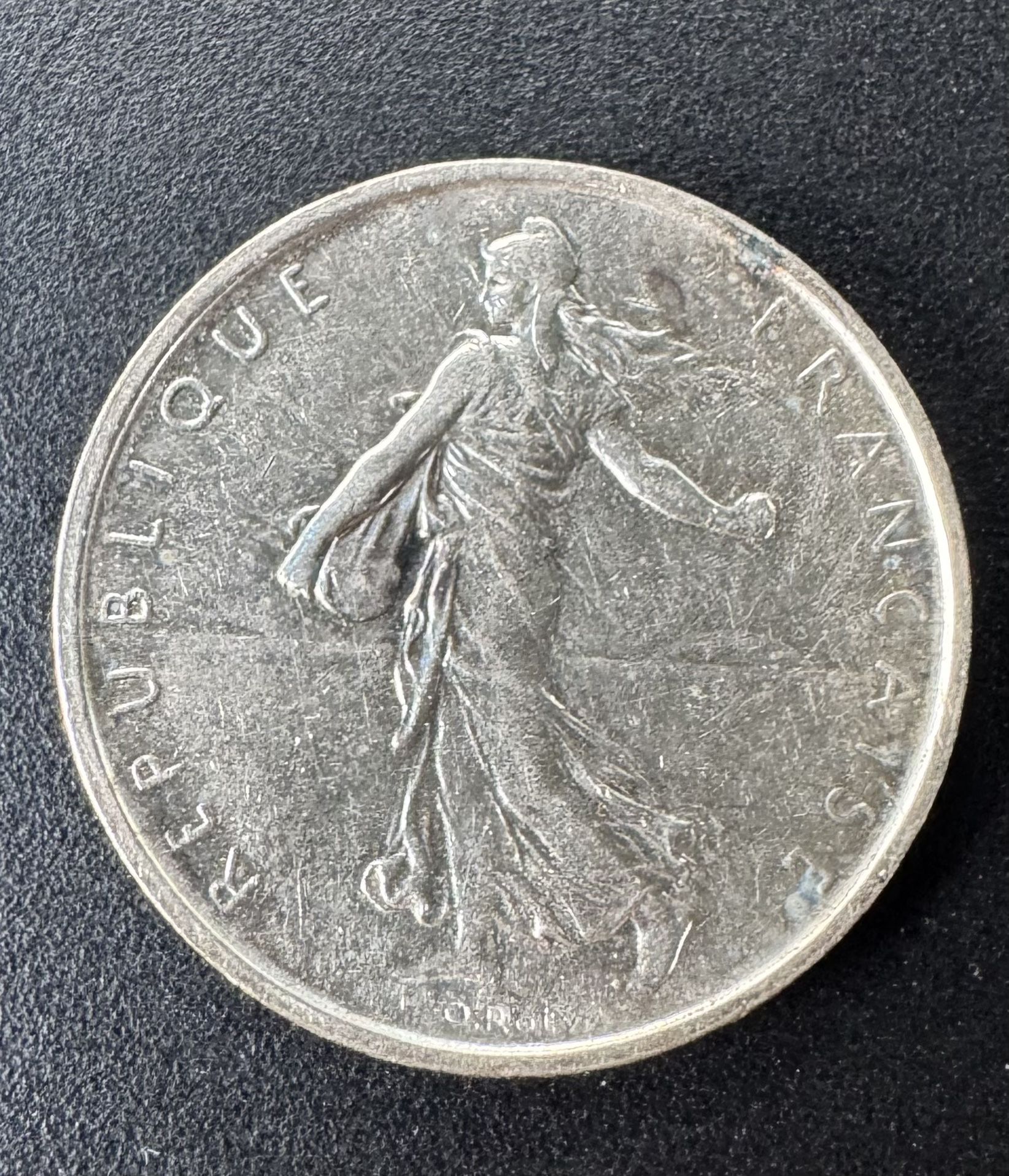 1963 France 5 Francs Silver Coin