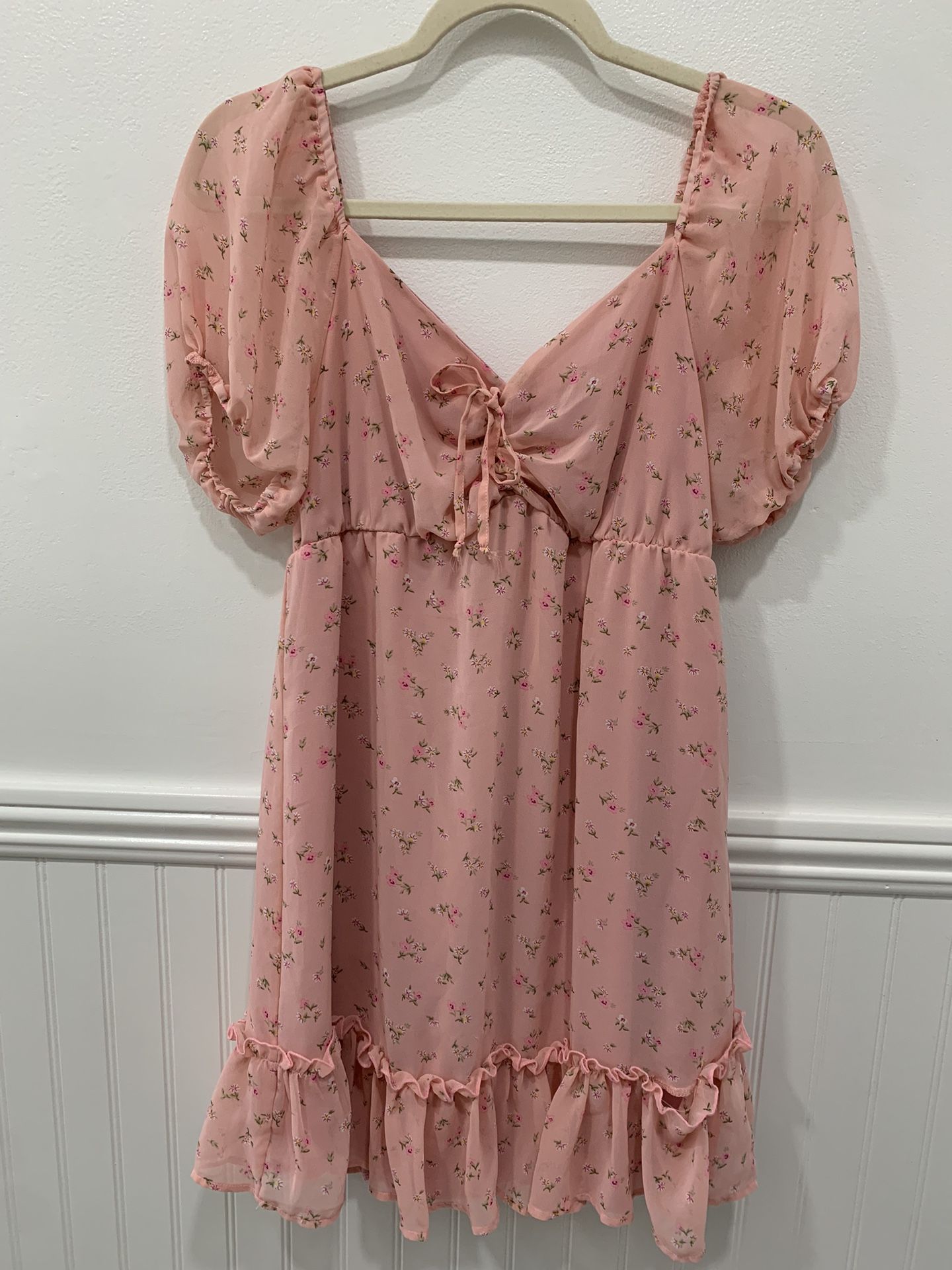 Pink Sundress, Size Large