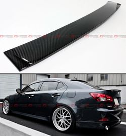 06-13 LEXUS IS 250/350 REAL CARBON FIBER REAR ROOF SPOILER