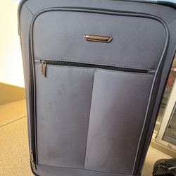 Large Grey Suitcase