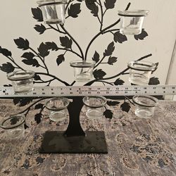 Wrought  Iron  Tree-shaped Candelabra Decor