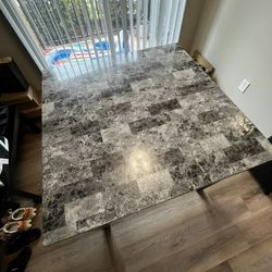 5pc Marble Dining Table