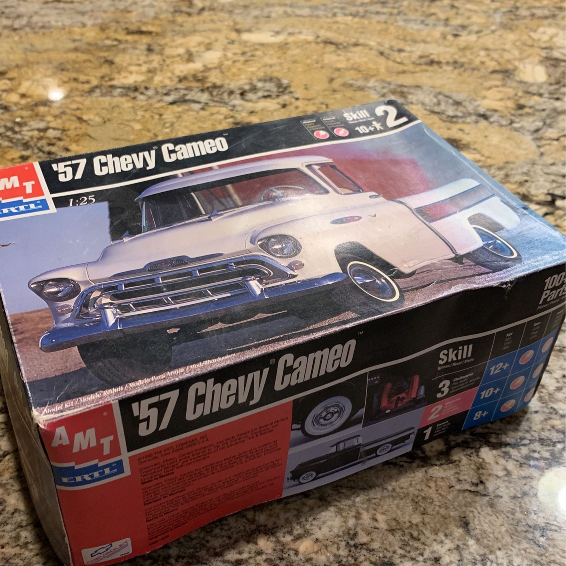 1957 AMT Ertl Chevy Cameo Pickup Truck Model Kit #6308