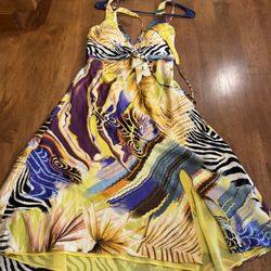 Woman’s Mary L Couture Sexy Silk Dress Shipping Available 