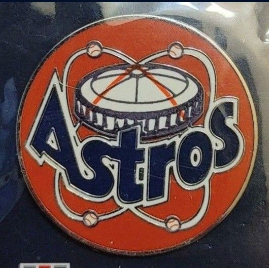 Houston Astros "THROWBACK ASTRODOME LOGO" COLLECTOR'S Pin By Wincraft (New In Package) Please Read Description.