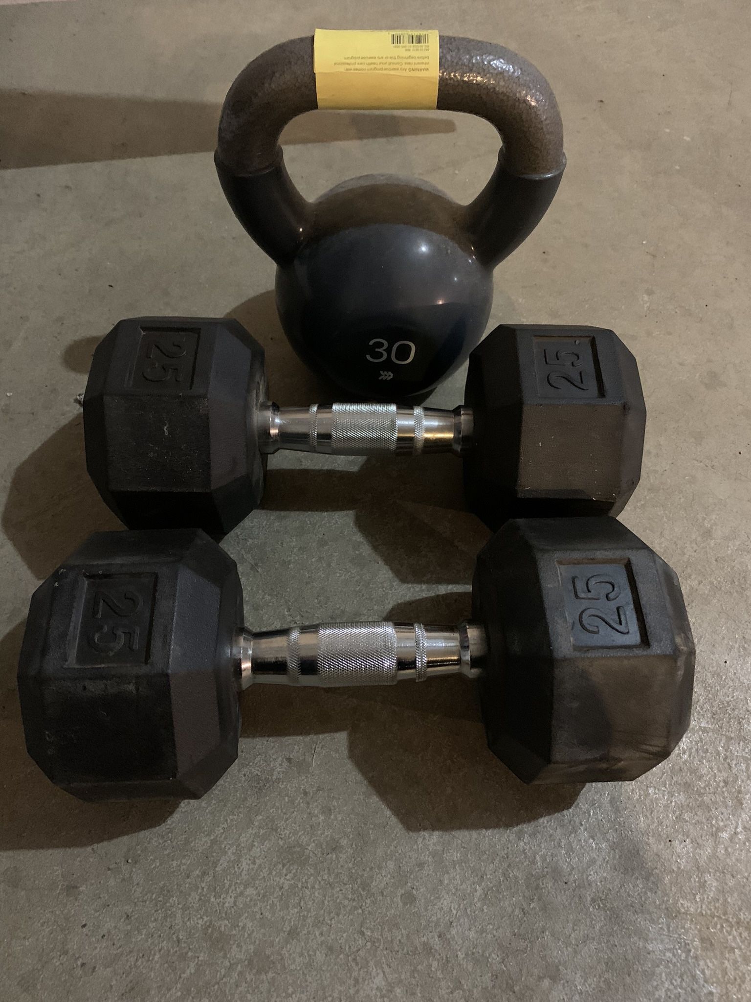 Dumbbells X 2 &  All In Motion Kettle Bell🏋️🎗️🏋️‍♀️