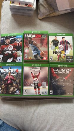 Xbox One 6-Game Lot – Far Cry 4, Gears of War, NHL, NBA 2K & FIFA