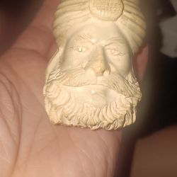 Hand CARVED MEERSCHAUM Smoking Pipe