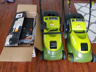 Worx and Sunjoe new cordless lawn mowers
