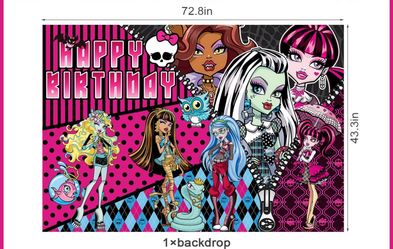 Monster high Backdrop