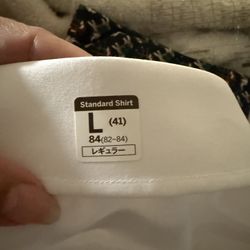 White Long sleeve Dress Shirt