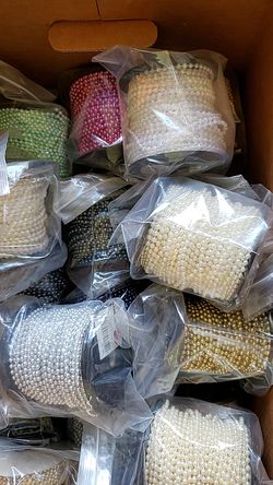 Craft Lot of Spools of Beads