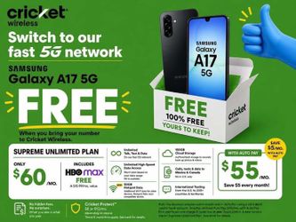 🔥 FREE Samsung Galaxy A17 5G at Cricket Wireless – Switch & Save Today! 📱💚