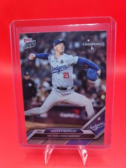 2024 Topps Now World Series Champions Los Angeles Dodgers #WS-8 Walker Buehler