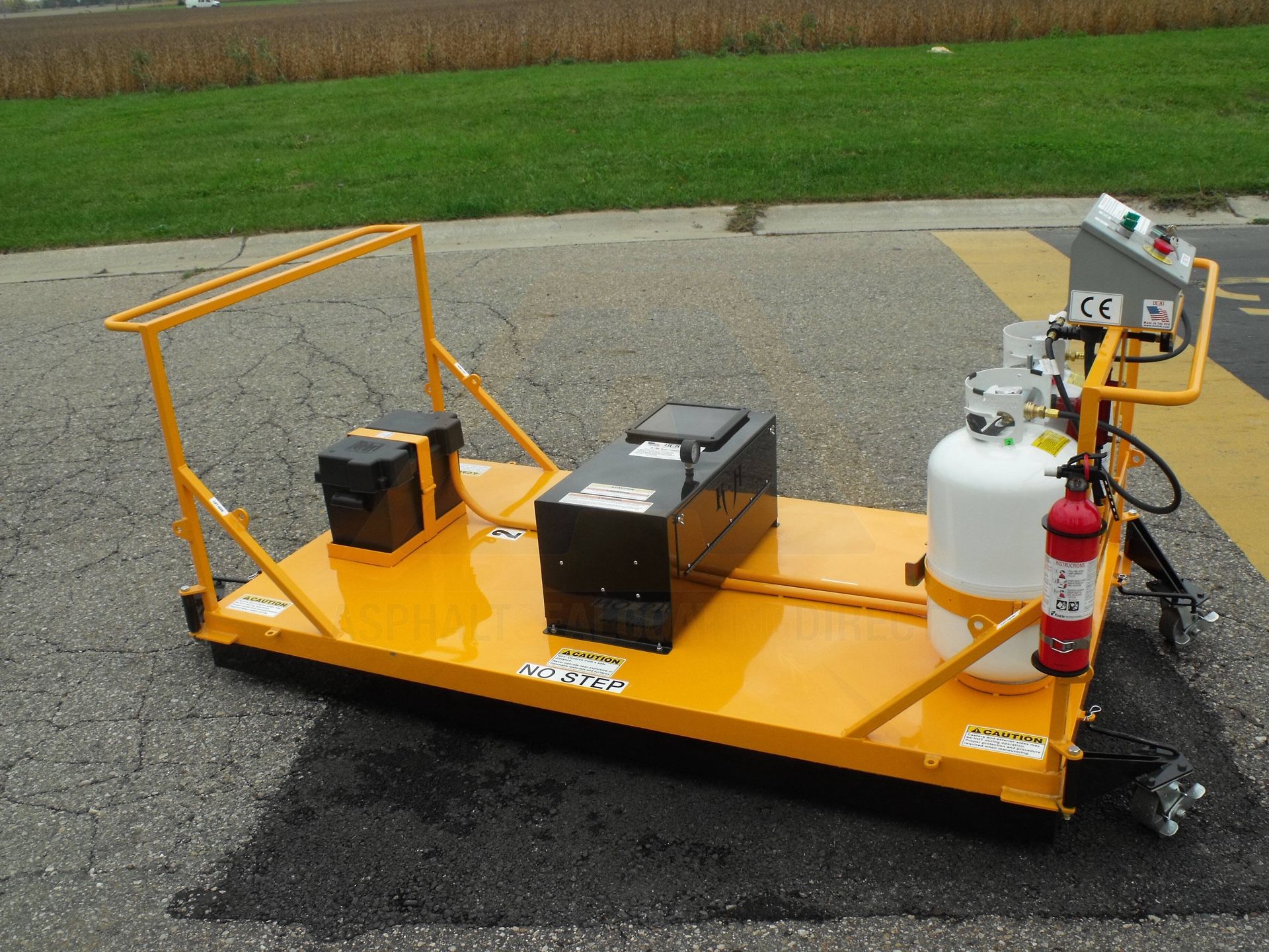 KM 2-18X Portable Infrared Asphalt Heater Recycler Refinisher