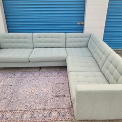 Ikea Sage Green Morabo L Shaped Sectional Sofa $700 OBO