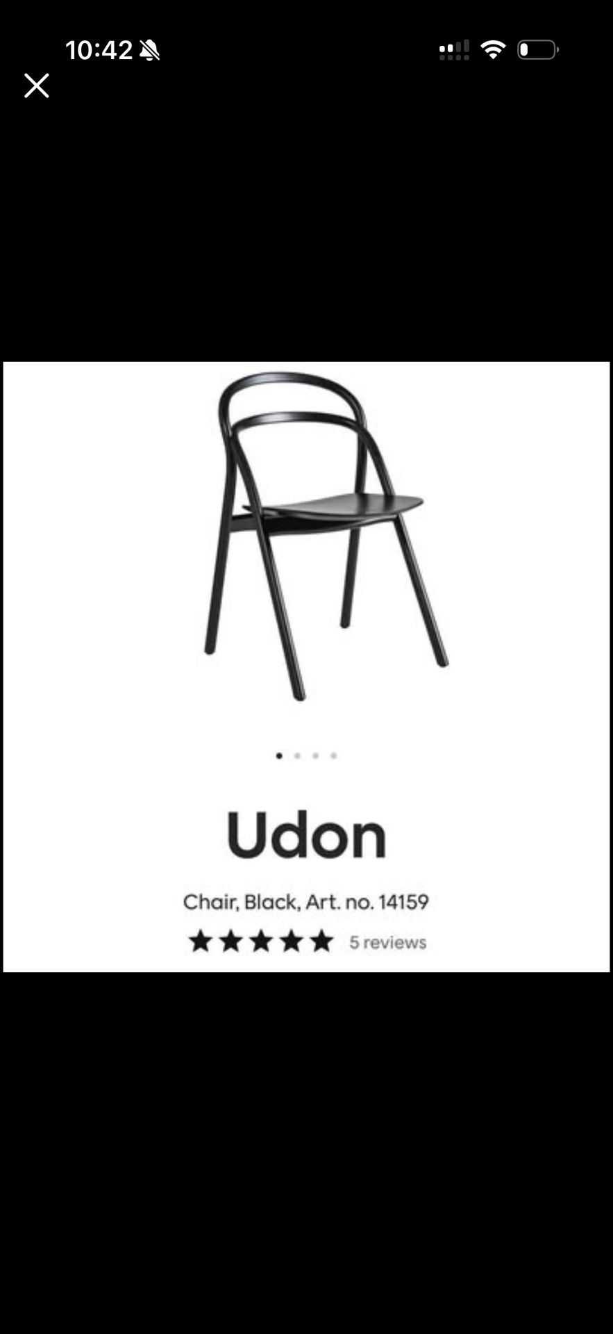 HEM Udon Black Chair