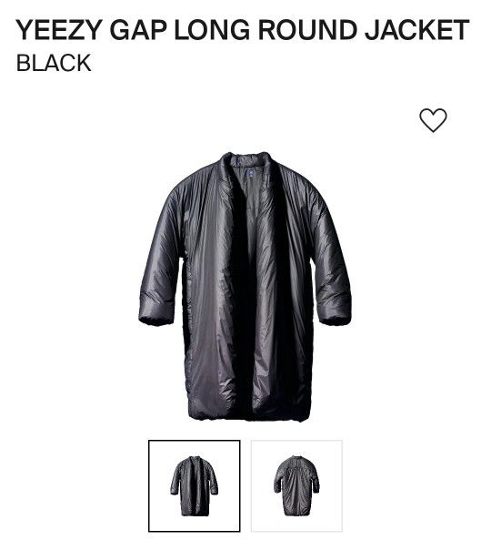 Size Large New In Package Yeezy Gap Long Round Jacket