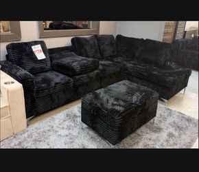NEW SECTIONAL SOFA WITH OTTOMAN AND FREE DELIVERY ORDER HERE PAY ON ARRIVAL