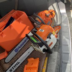 Stihl And Husqvarna Chainsaws LIKE NEW Prize Individual