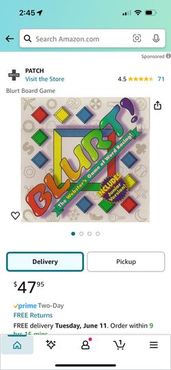 Blurt Board Game