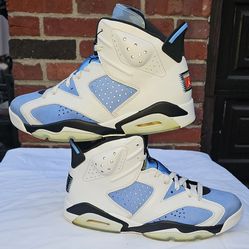 Jordan Air Jordan 6 Retro University Blue CT8529-410 UNC Home Men's Sneaker size 10.5M
