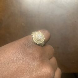 2 Ct Yellow Diamond Ring Size 10