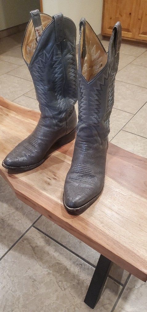 Leather Cowboy BOOTS Men's 8.5D Women's 9.5/10