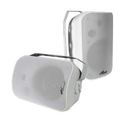 AudioPipe Weatherproof 6.5" Portable Outdoor Audio Speaker Pair, White ODP-653-WHT