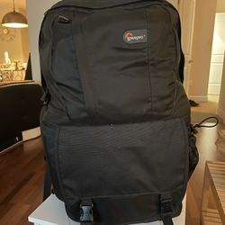 Lowepro Backpack With Canon Equipment 