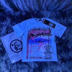 White HELLSTAR T-shirt Size S