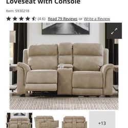 Ashley furniture Power Reclining Sofa 