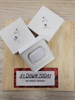 Apple Airpods Pro 2nd Gen - $1 DOWN TODAY, NO CREDIT NEEDED