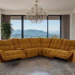 Power Reclining Livingroom Furniture Sectional Couches Sofa Furniture 