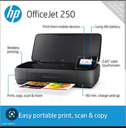 HP OfficeJet 250 Mobile All-in-One Printer (NEW)