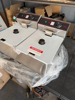 Commercial dual deep fryer new