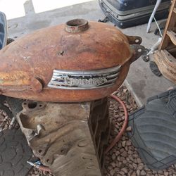 2 Antique Triumph Gas Tanks