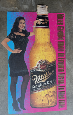 Vintage Miller Beer Advertising Signs – Miller Genuine Draft & Milwaukee’s Best