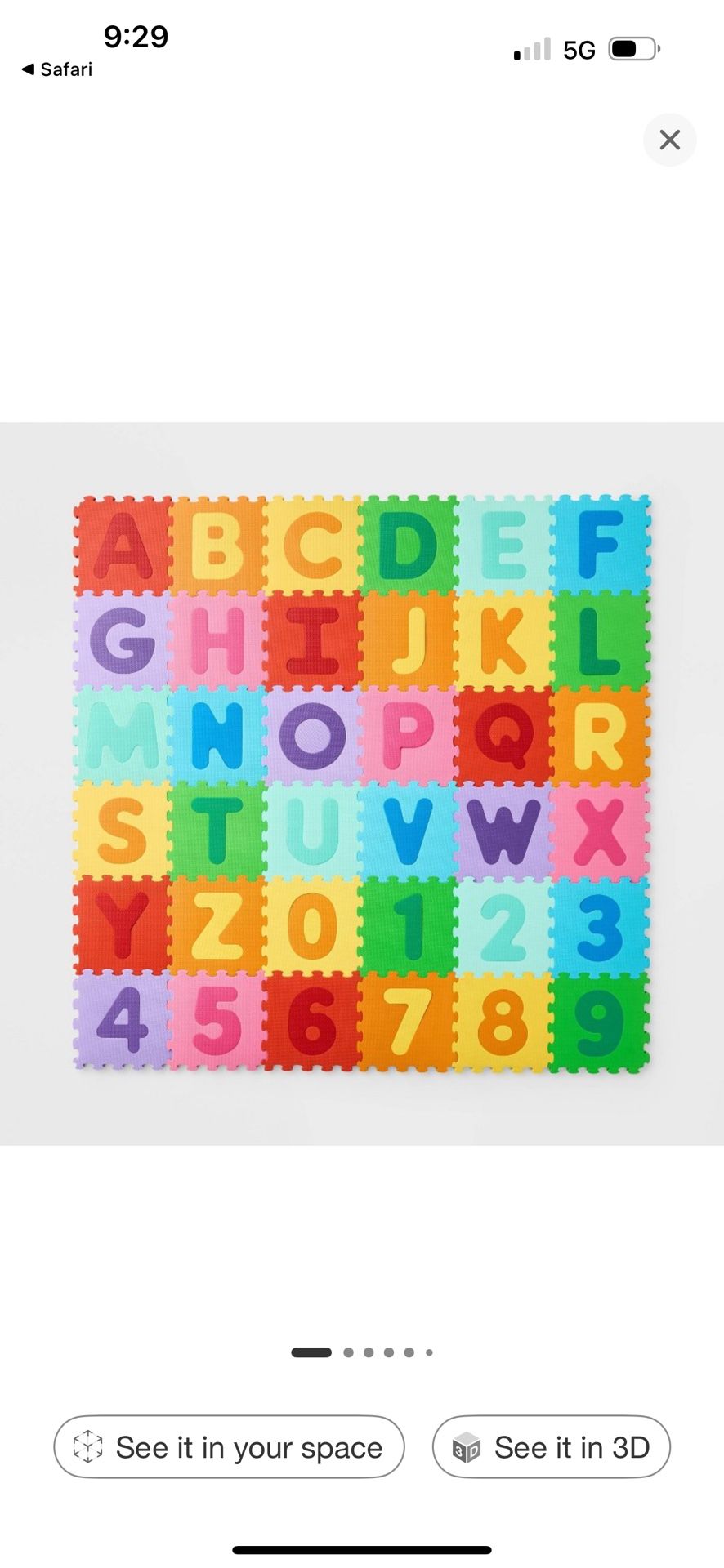 Giggle Scape ABC floor Mat