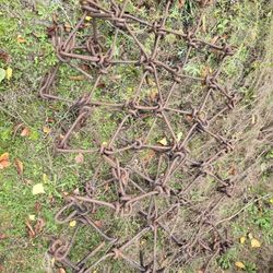Two Steel Harrows