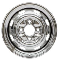 VW CHROME RIM 4 LUG 